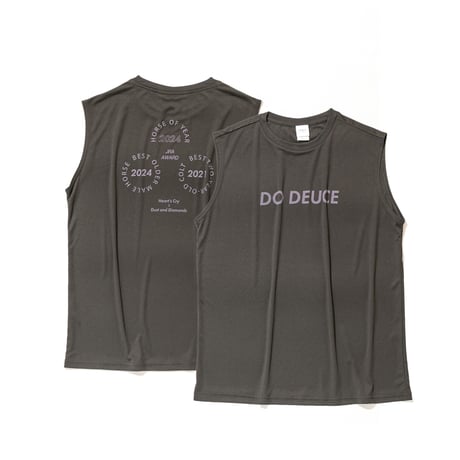 ドウデュース グラフィカルノースリーブTシャツ（グレー/Gray）