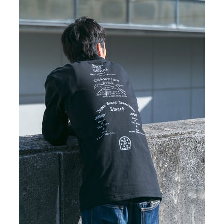 ディープインパクト グラフィカルロングスリーブTシャツ（黒/Black）