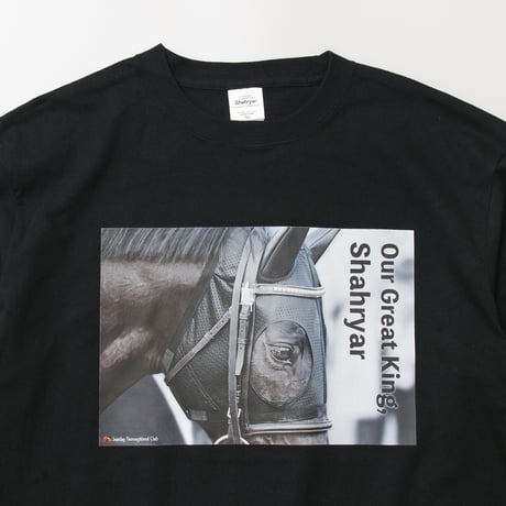 シャフリヤール グラフィカルロングスリーブTシャツ（黒/Black）