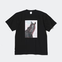 リバティアイランド メモリアルグッズ グラフィカルTシャツAパターン（黒/Black）