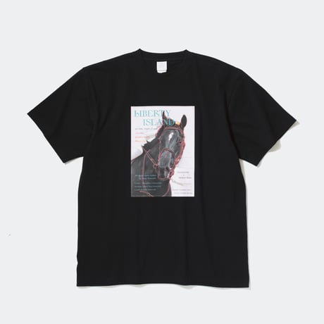 リバティアイランド メモリアルグッズ グラフィカルTシャツAパターン（黒/Black）