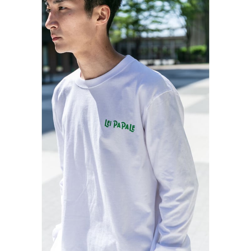 レイパパレ引退記念グラフィカルロングスリーブTシャツ（白/White