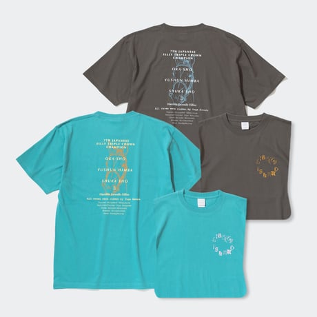 リバティアイランド メモリアルグッズ グラフィカルTシャツCパターン（黄緑/Apple Green）