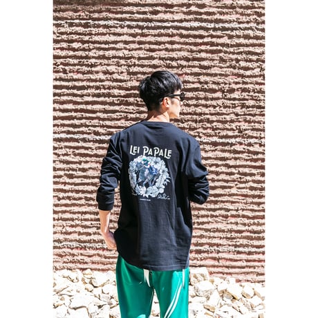 レイパパレ引退記念グラフィカルロングスリーブTシャツ（黒/Black）