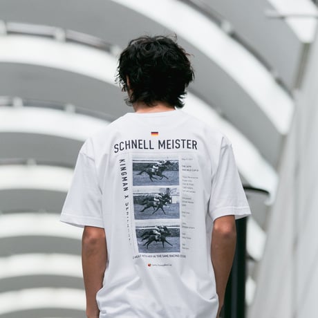 シュネルマイスター引退記念グラフィカルTシャツAパターン（白/White）