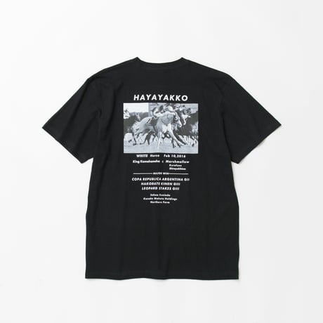 ハヤヤッコ グラフィカルTシャツCパターン（黒/Black）