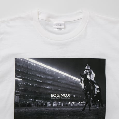 イクイノックス引退記念グラフィカルTシャツCパターン（白/White）
