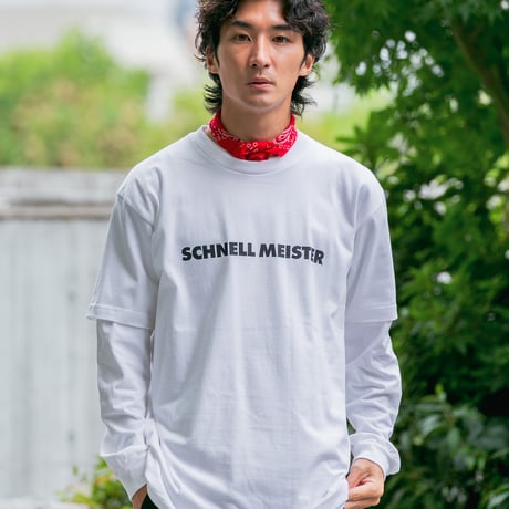 シュネルマイスター引退記念グラフィカルTシャツAパターン（白/White）