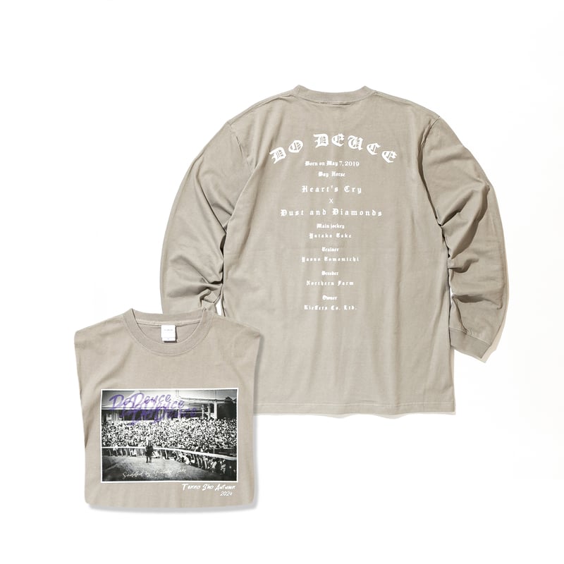 Bristol ロンT グレー ドウデュース グラフィカルロングスリーブTシャツ（グレー/Gray