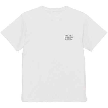 エフフォーリア引退記念グラフィカルTシャツ（Bパターン白/White）