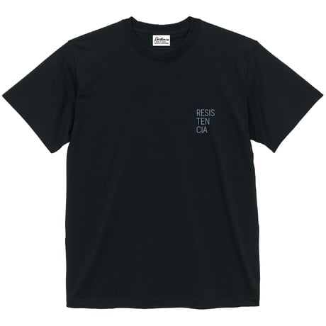 レシステンシア引退記念グラフィカルTシャツ（Bパターン黒/Black）