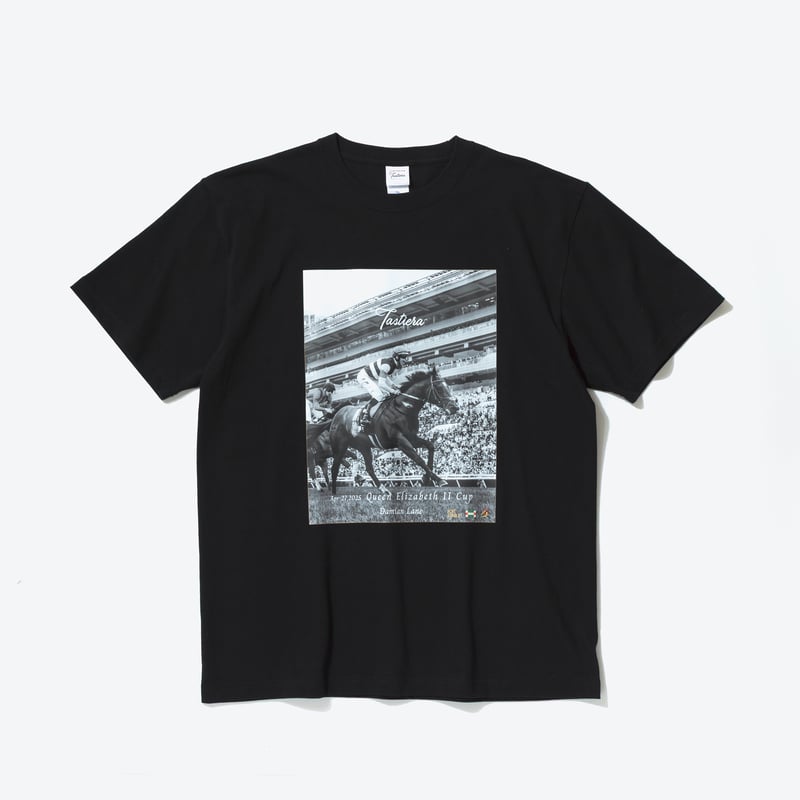 タスティエーラ引退記念 グラフィカルTシャツCパターン（黒/Black