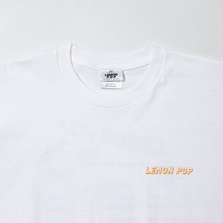 レモンポップ グラフィカルTシャツBパターン（白/White）