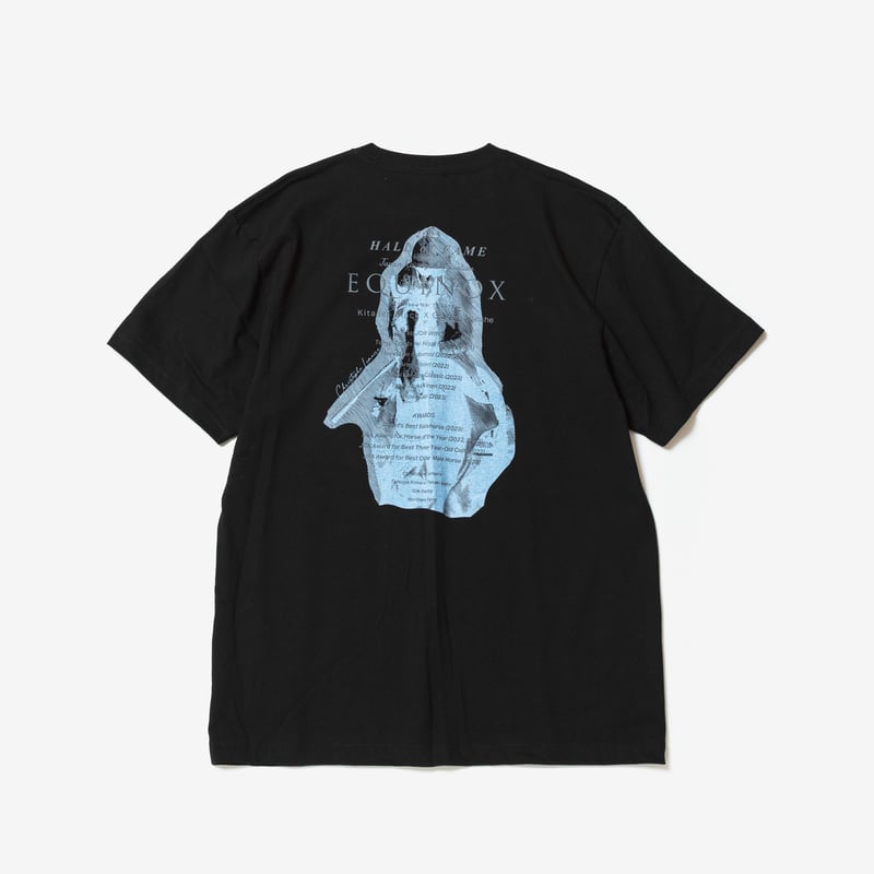 イクイノックス顕彰馬選定記念 グラフィカルTシャツBパターン（黒