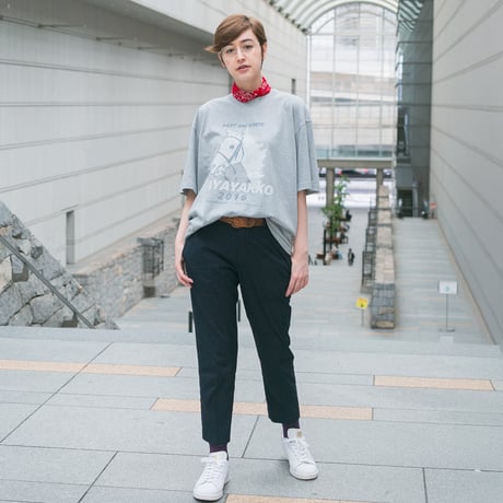 ハヤヤッコ グラフィカルTシャツBパターン（グレー/Gray）