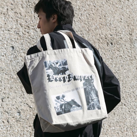 ディープインパクト グラフィカルトートLサイズ（生成り/Off-White）