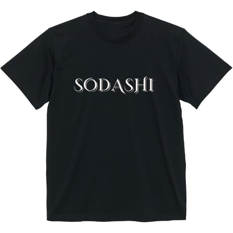 ソダシ引退記念グラフィカルTシャツ（Bパターン黒/Black）