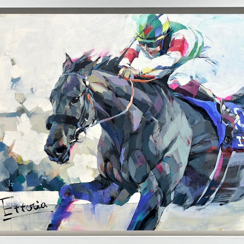 限定20枚)エフフォーリア 版画【Efforia-西陽】古河原泉 作 | HORSEGOOD