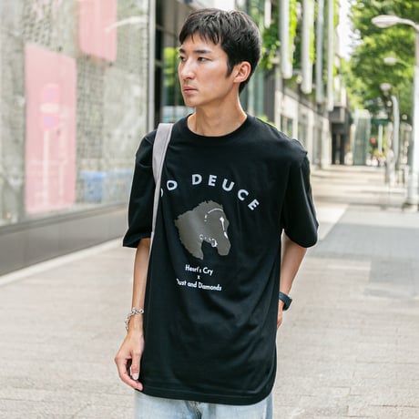 ドウデュース グラフィカルTシャツBパターン（黒/Black）