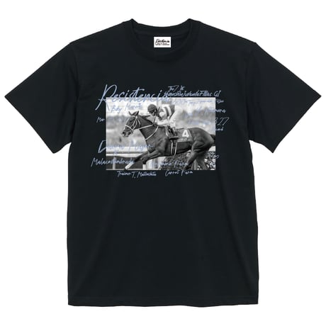 レシステンシア引退記念グラフィカルTシャツ（Aパターン黒/Black）