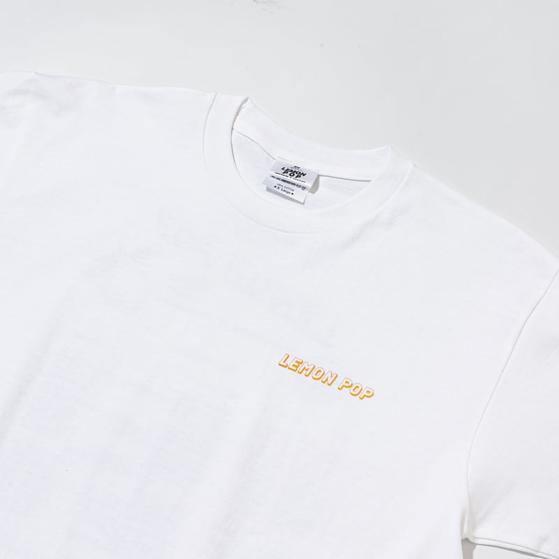 レモンポップ グラフィカルTシャツBパターン（白/White