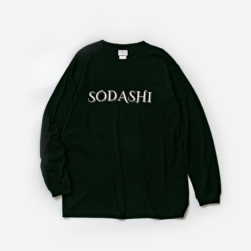 ソダシ引退記念グラフィカルロングスリーブTシャツ（黒/Black