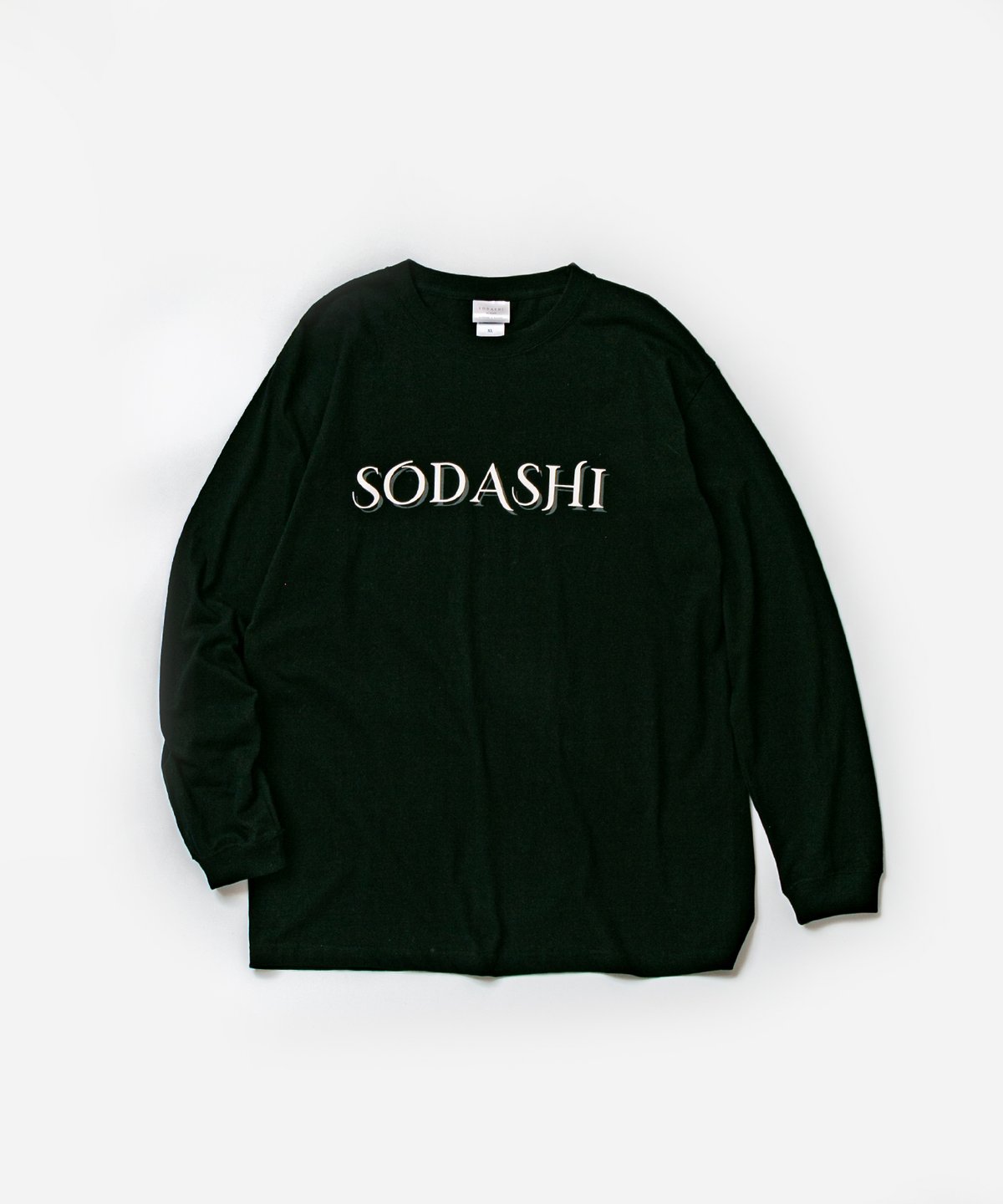 ソダシ引退記念グラフィカルロングスリーブTシャツ（黒/Black