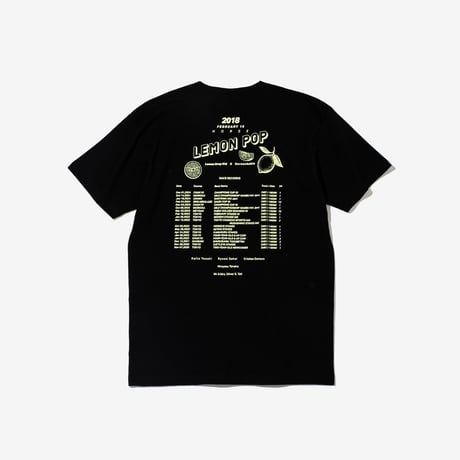 レモンポップ グラフィカルTシャツBパターン（黒/Black）