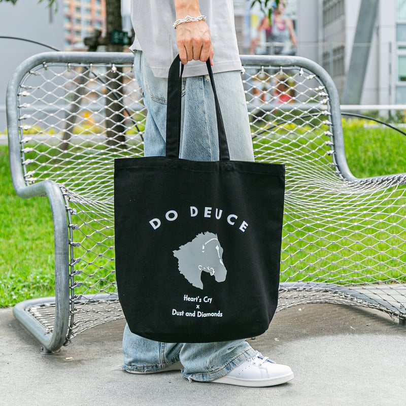 ドウデュース グラフィカルトートLサイズ（黒/Black