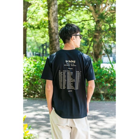 レイパパレ引退記念グラフィカルTシャツ（Bパターン黒/Black）