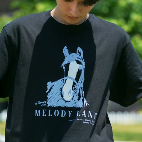 メロディーレーン グラフィカルTシャツBパターン（黒/Black）