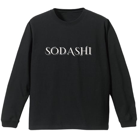ソダシ引退記念グラフィカルロングスリーブTシャツ（黒/Black）