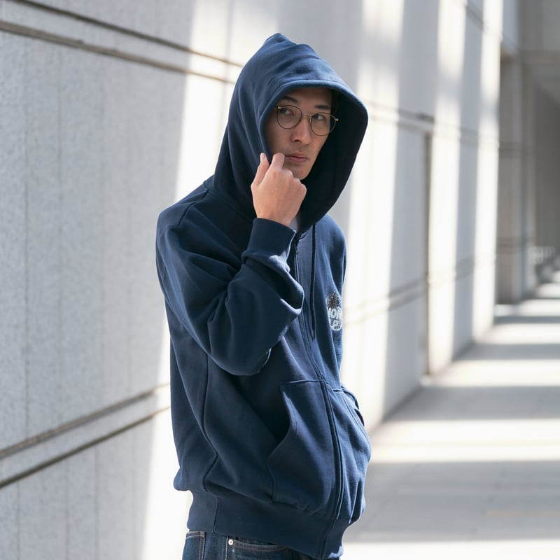 レモンポップ グラフィカルジップパーカー（紺/Navy） | HORSEGOODSnet