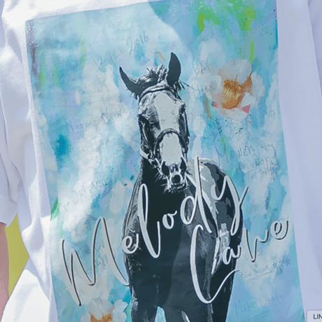 メロディーレーン グラフィカルTシャツAパターン（白/White）