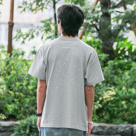 クロワデュノール グラフィカルTシャツAパターン（グレー/Gray）