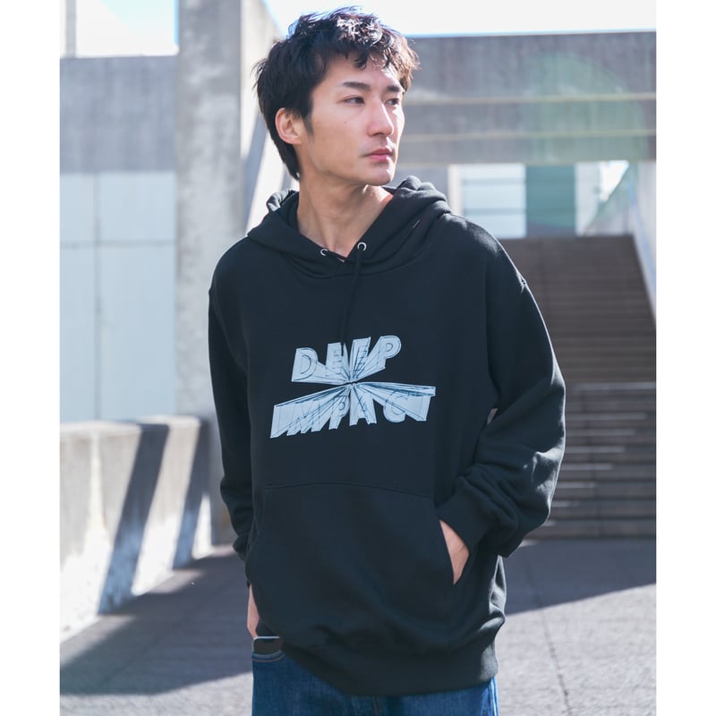 ディープインパクト グラフィカルパーカー(黒/Black ディープインパクト グラフィカルパーカー(黒/Black