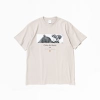 クロワデュノール グラフィカルTシャツAパターン（グレー/Gray）