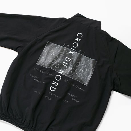 クロワデュノール グラフィカルブルゾン（黒/Black）