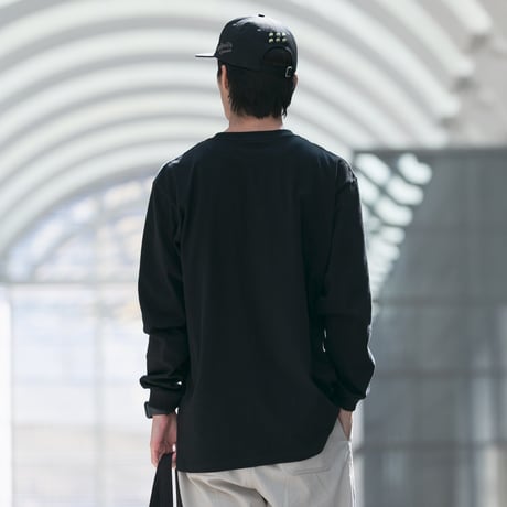 レモンポップ グラフィカルロングスリーブTシャツ（黒/Black）