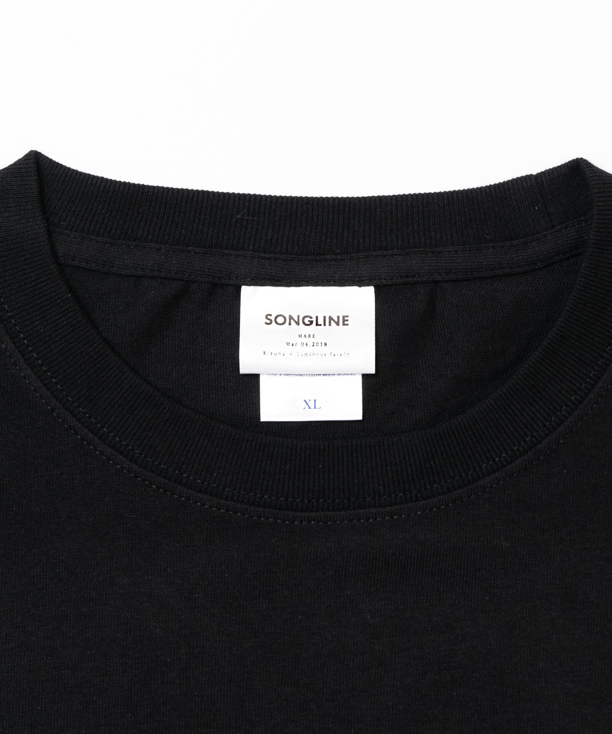 ソングライン引退記念グラフィカルロングスリーブTシャツ(黒 ソングライン引退記念グラフィカルロングスリーブTシャツ(黒