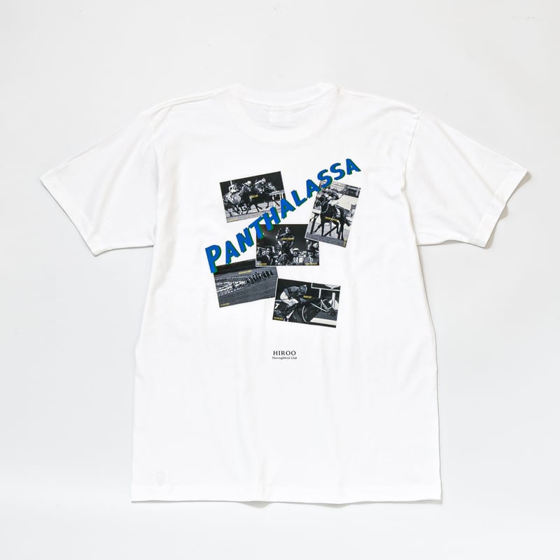 パンサラッサ引退記念グラフィカルTシャツAパターン（白/White