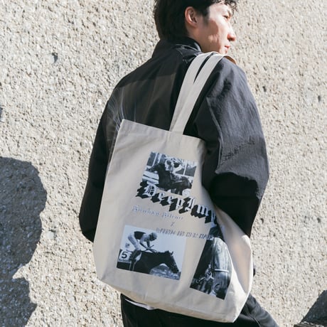 ディープインパクト グラフィカルトートLサイズ（生成り/Off-White）