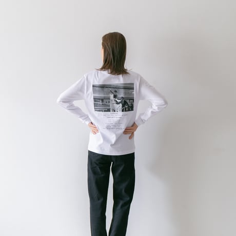 ソダシ引退記念グラフィカルロングスリーブTシャツ（白/White）