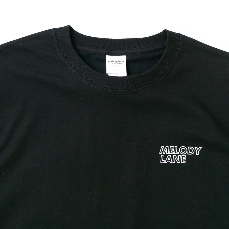 メロディーレーン グラフィカルTシャツCパターン（黒/Black