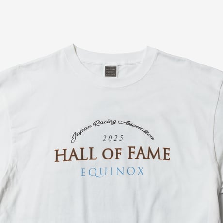 イクイノックス顕彰馬選定記念 グラフィカルTシャツBパターン（白/White）
