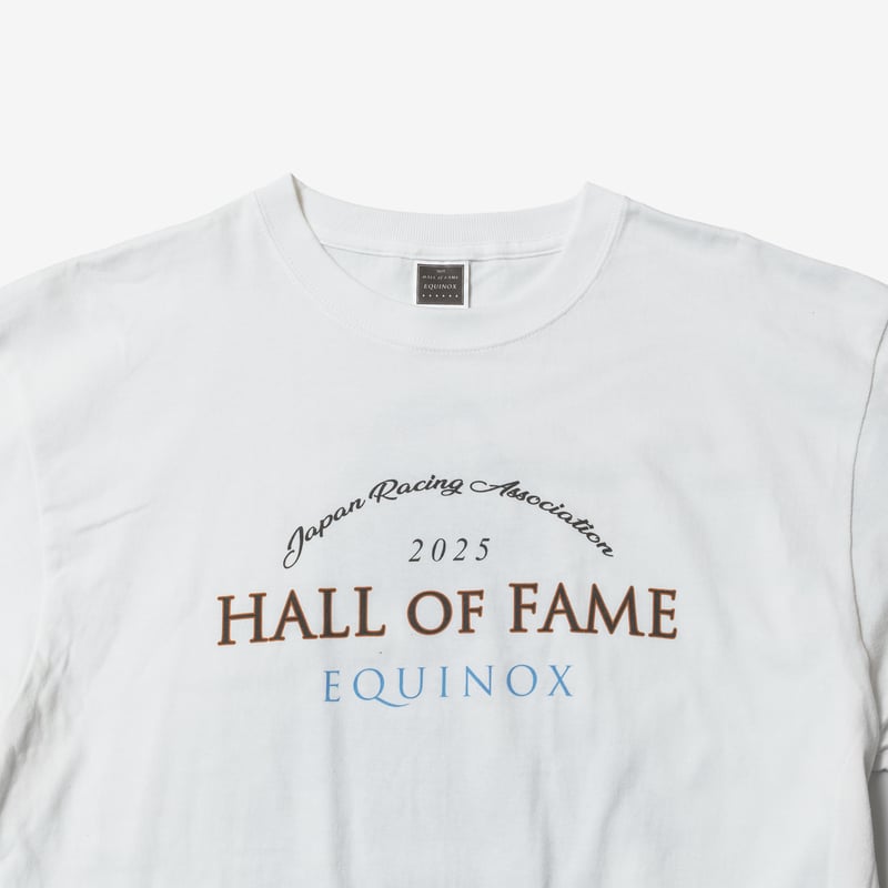 イクイノックス顕彰馬選定記念 グラフィカルTシャツBパターン（白