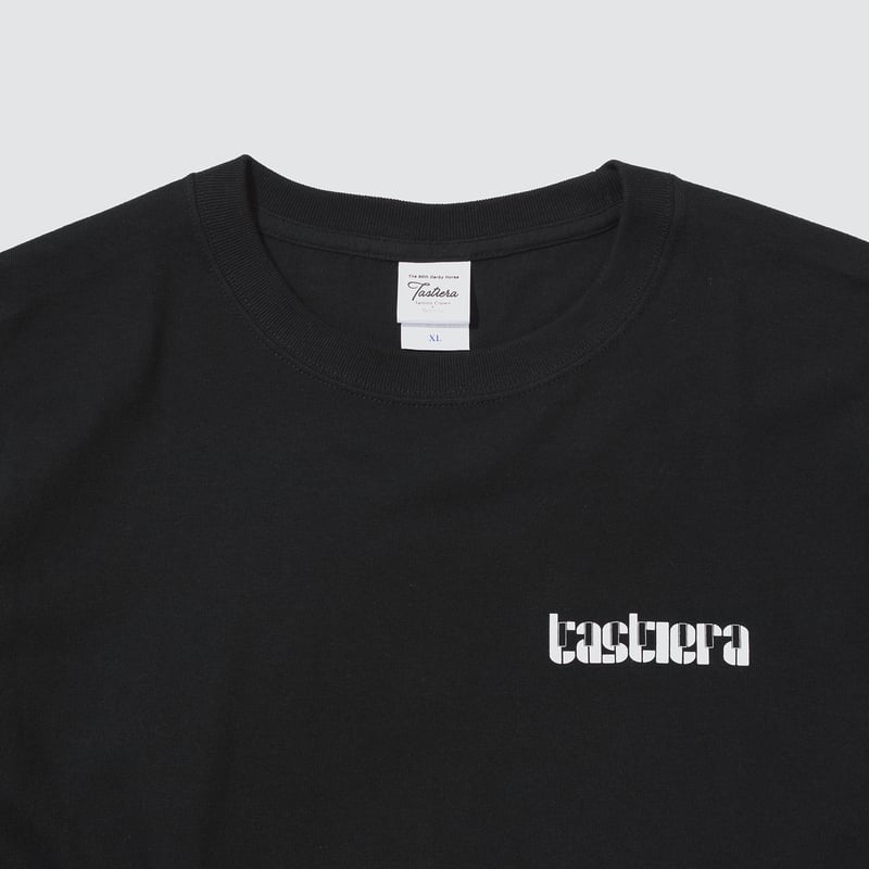 タスティエーラ引退記念 グラフィカルロングスリーブTシャツ（黒/Black