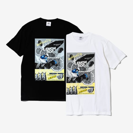 レモンポップ グラフィカルTシャツAパターン（黒/Black）
