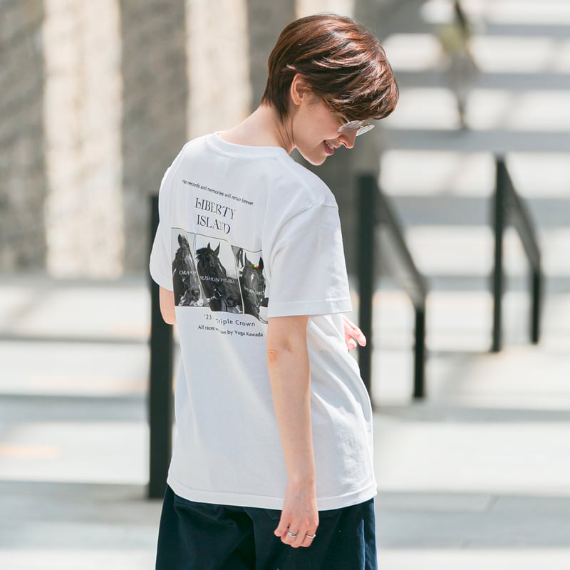 リバティアイランド メモリアルグッズ グラフィカルTシャツBパターン