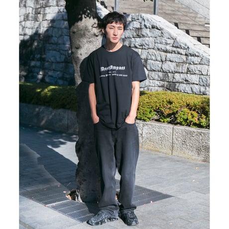 ディープインパクト グラフィカルTシャツAパターン（黒/Black）